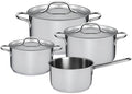 Sola Pannenset Mirage 4-Delig RVS - Kookpan ø 16, 18, 20 cm & Steelpan ø 16 cm - geschikt voor alle warmtebronnen