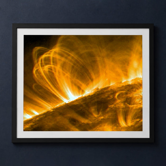 Framed print mockup — Solar Mystery