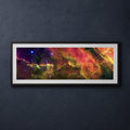 Framed print mockup — Southern Cliff in the Lagoon Nebula