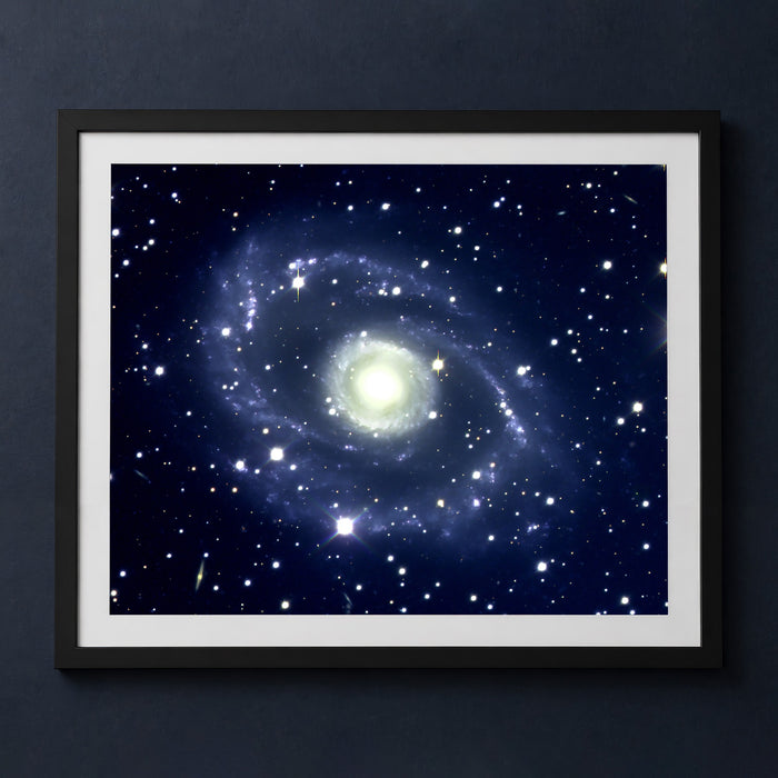 Framed print mockup — Spiral Galaxy In Centaurus