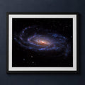 Framed print mockup — Spiral Galaxy NGC 5033