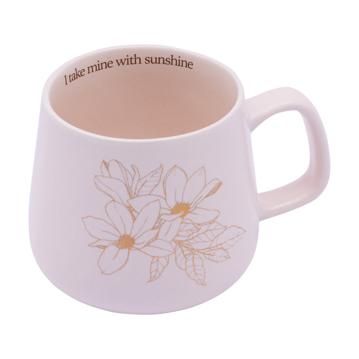 Splosh - Blossom Mug - Gold Floral