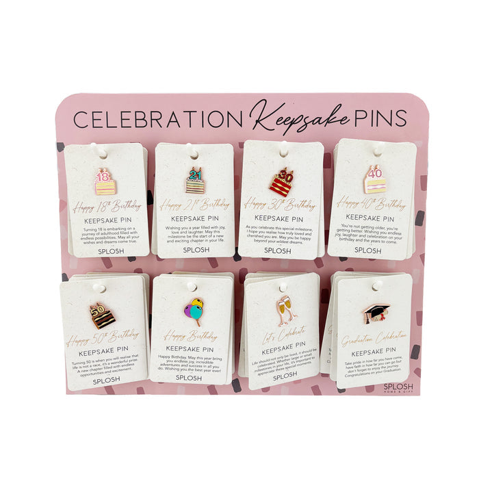 Splosh - Celebration Keepsake Pins Pack