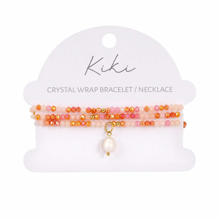Splosh - Kiki Blush Bloom - Crystal Wrap Jewellery