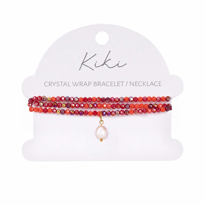 Splosh - Kiki Crimson Flame - Crystal Wrap Jewellery