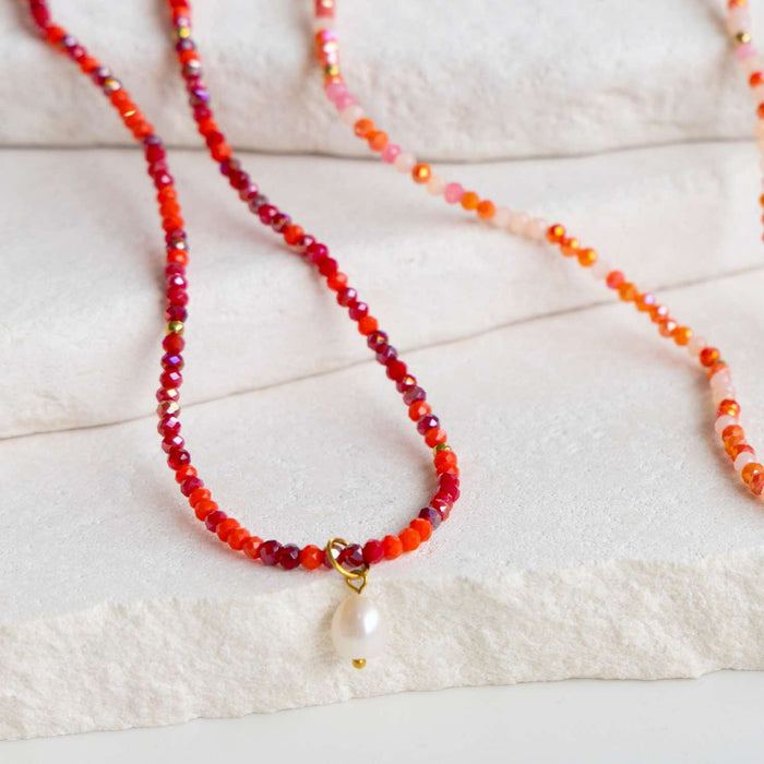 Splosh - Kiki Crimson Flame - Crystal Wrap Jewellery