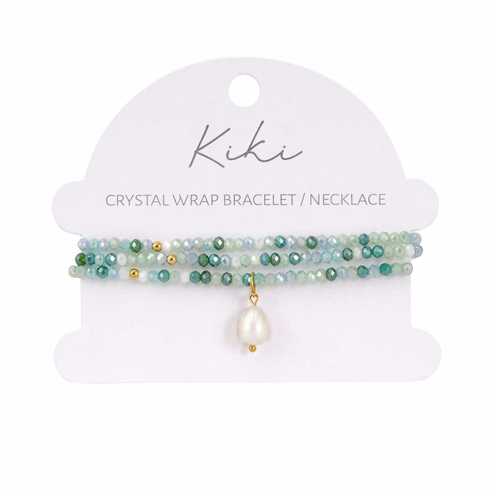 Splosh - Kiki Emerald Song - Crystal Wrap Jewellery