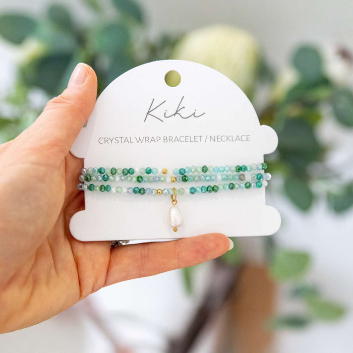 Splosh - Kiki Emerald Song - Crystal Wrap Jewellery