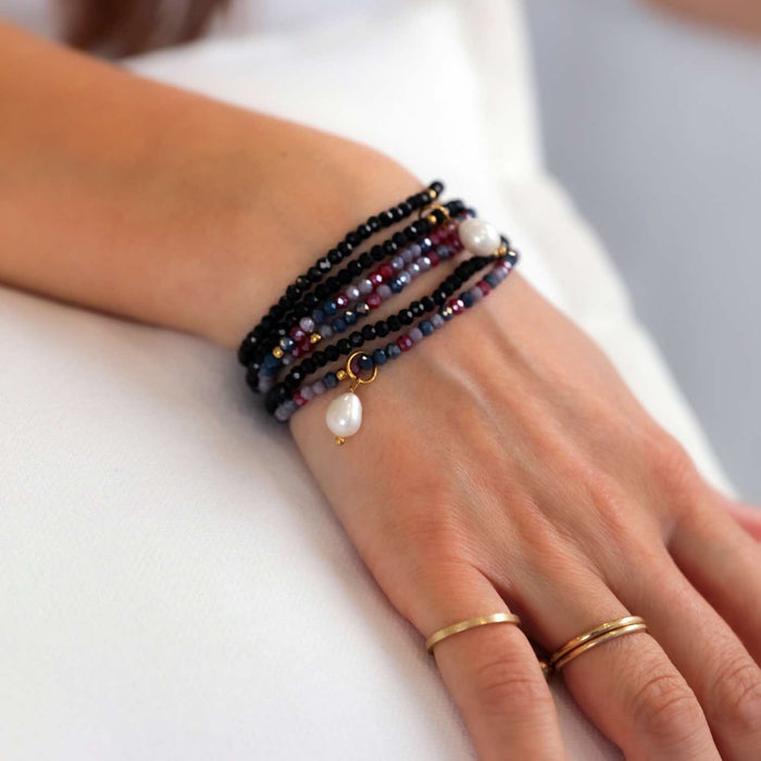 Splosh - Kiki Obsidian Dream - Crystal Wrap Jewellery