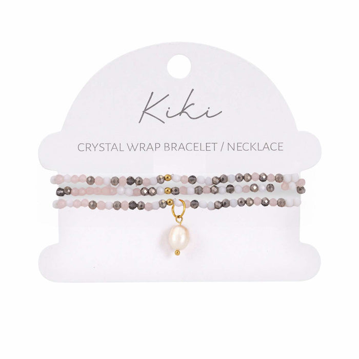 Splosh - Kiki Pink Aurora - Crystal Wrap Jewellery