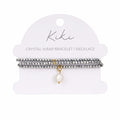 Splosh - Kiki Silver Mist - Crystal Wrap Jewellery