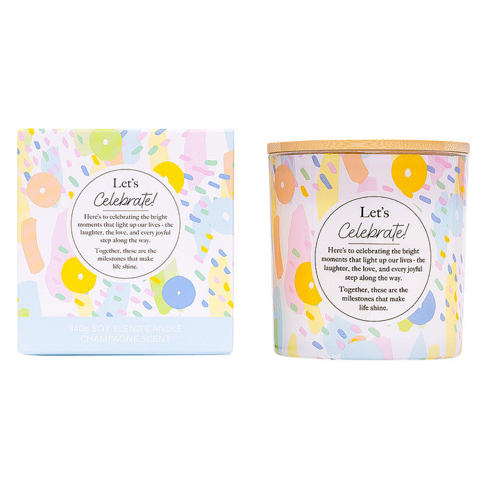 Splosh - Meaningful Melts Candle 340g - Let's Celebrate