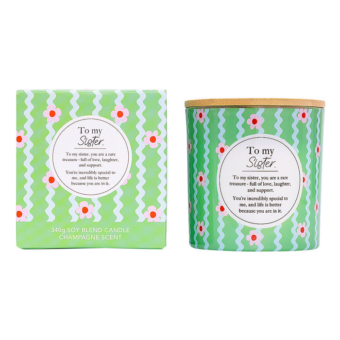 Splosh - Meaningful Melts Candle 340g - Sister