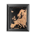 Splosh - Travel Map - Europe Desk - Black