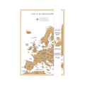 Splosh - Travel Map - Europe Small - White