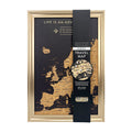 Splosh - Travel Map - Europe XL Desk - Black with Gold Frame