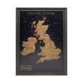 Splosh - Travel Map - UK & Ireland Small - Black