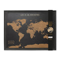 Splosh Travel Board - World Map - Large - Black