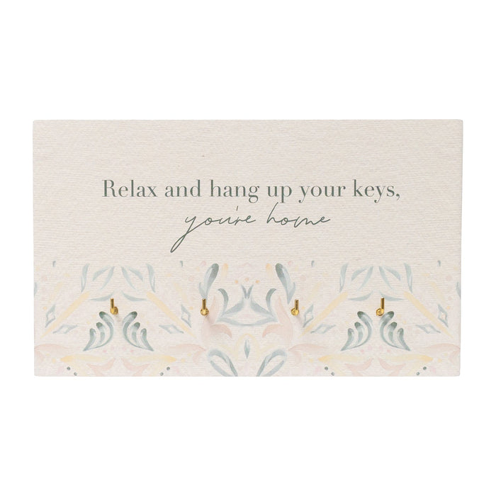 This wooden key holder will fit in with any home décor, making a unique new addition to your wall.
