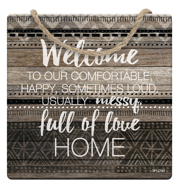 Splosh Tribal Hanging Sign - Full of Love
