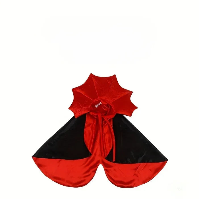 Spooky Vampire Halloween Costume for Cats - Couture Cloak & Hat Set, Perfect for Pet Party & Festival Clothes
