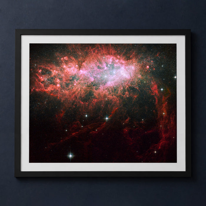 Framed print mockup — Starburst