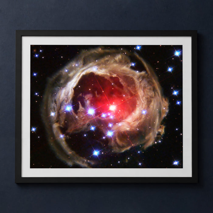 Framed print mockup — Starry Night Nebula