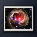Framed print mockup — Starry Night Nebula
