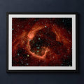 Framed print mockup — Stars in a Bubble
