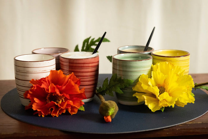 Studio Tavola Bekers Sunny Summer 350 ml - 6 stuks