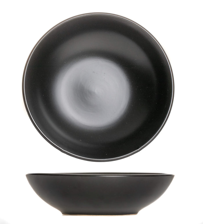 Studio Tavola Diepe Borden / Pastaborden Black Tie ø 21 cm - 6 stuks