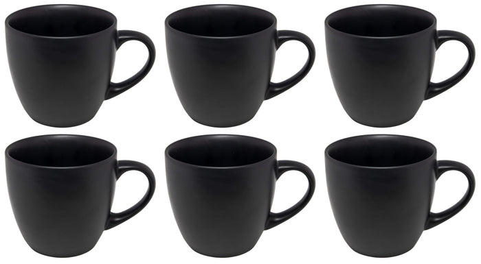 Studio Tavola Koffiekopjes Black Tie 200 ml - 6 stuks