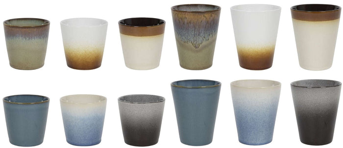 Studio Tavola Koffieset - Koffiekopjes & Cappuccinokopjes - Storm - 12 stuks