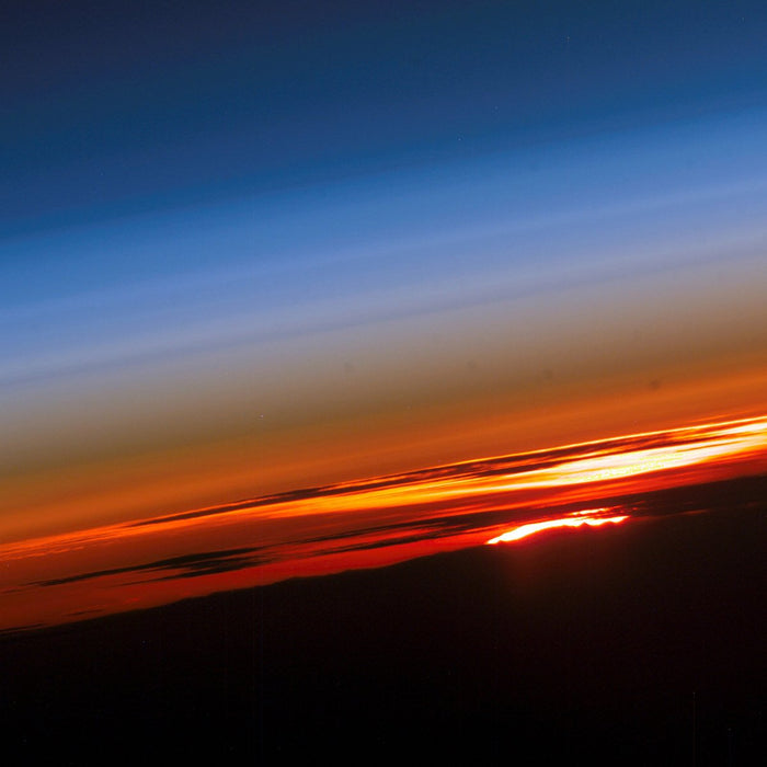 Sunset from the ISS - high resolution space images - Sky Image Lab