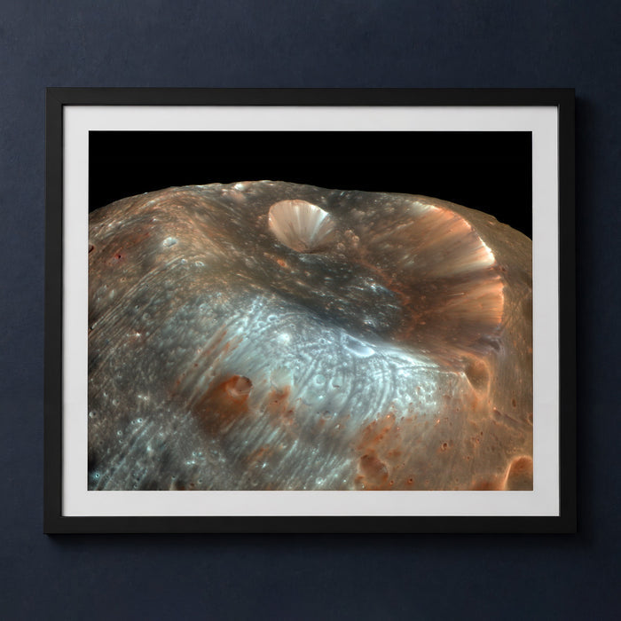 Framed print mockup — The Color of Pluto