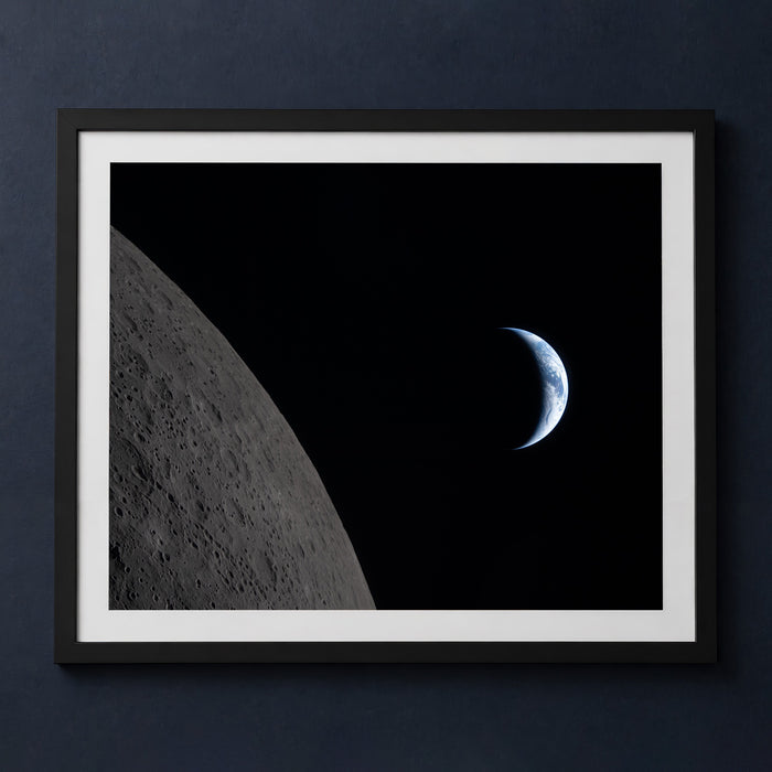 Framed print mockup — The Edge of Two Worlds