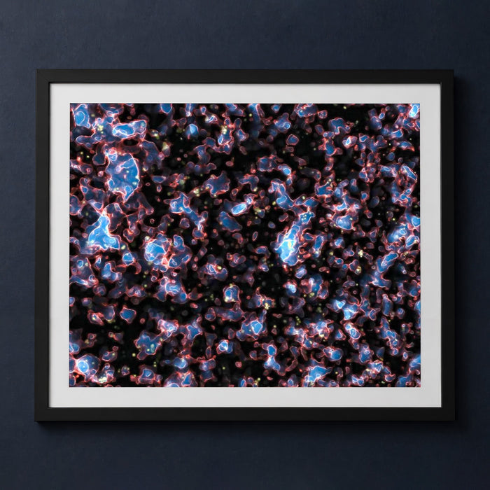 Framed print mockup — The Farthest Galaxy