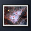 Framed print mockup — The Great Carina Nebula