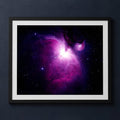 Framed print mockup — The Great Orion Nebula