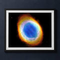 Framed print mockup — The M57 Ring Nebula
