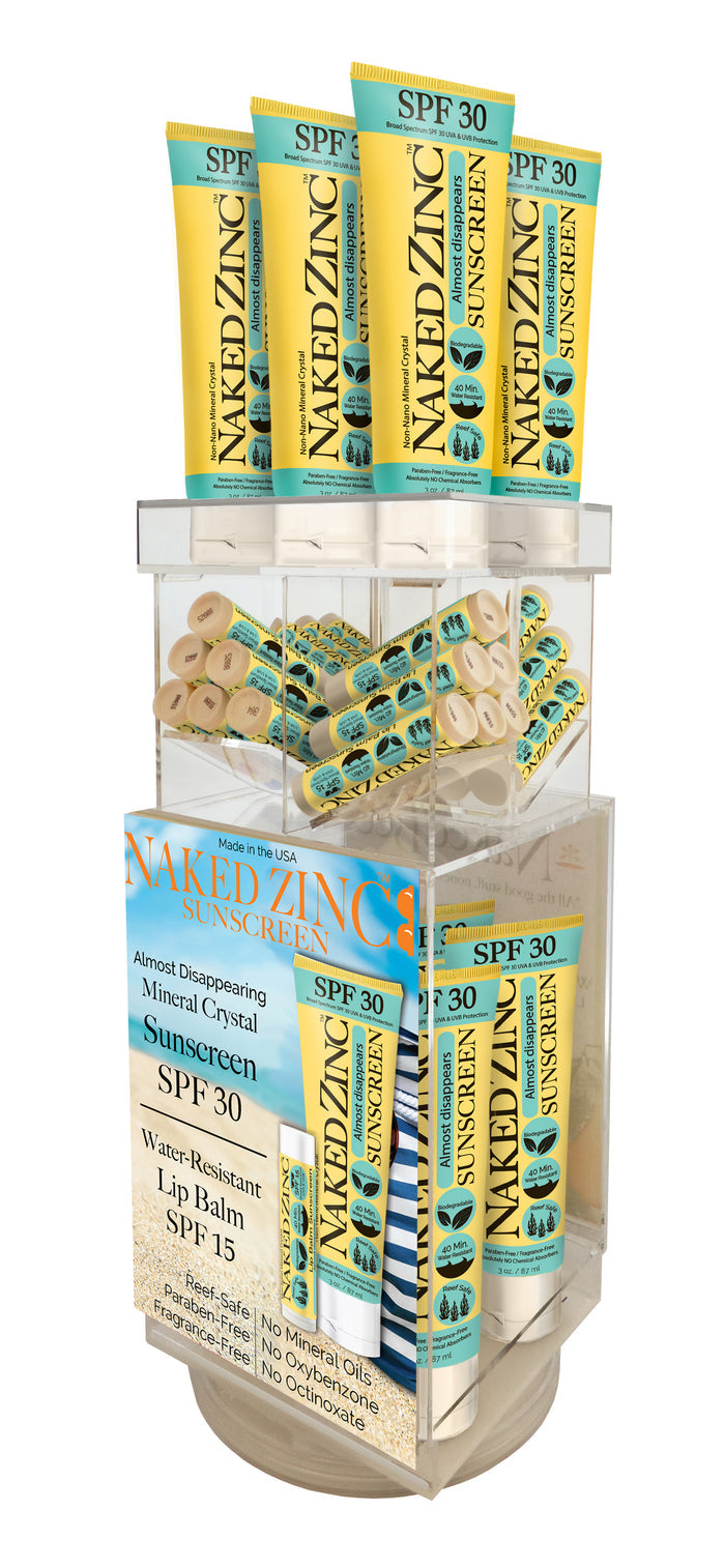 The Naked Bee - 12" Naked Zinc Vertical Display Pre-Pack