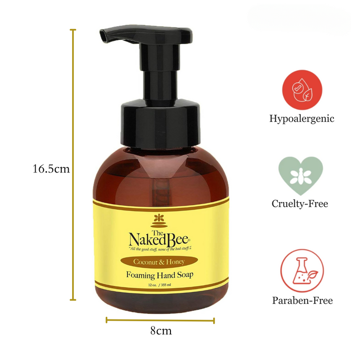The Naked Bee - Coconut & Honey - Foaming Hand Soap 12oz