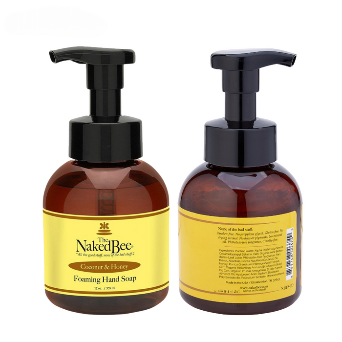 The Naked Bee - Coconut & Honey - Foaming Hand Soap 12oz