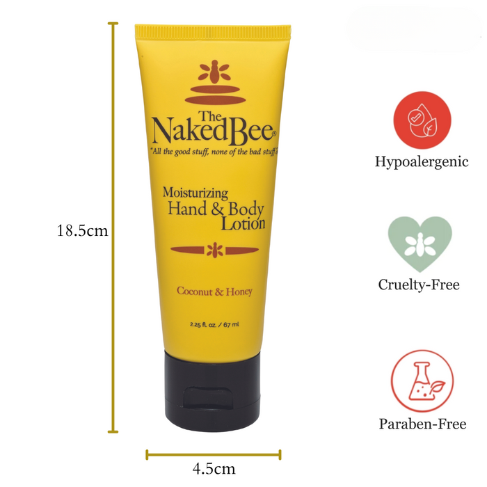 The Naked Bee - Coconut & Honey - Hand & Body Lotion 2.25oz