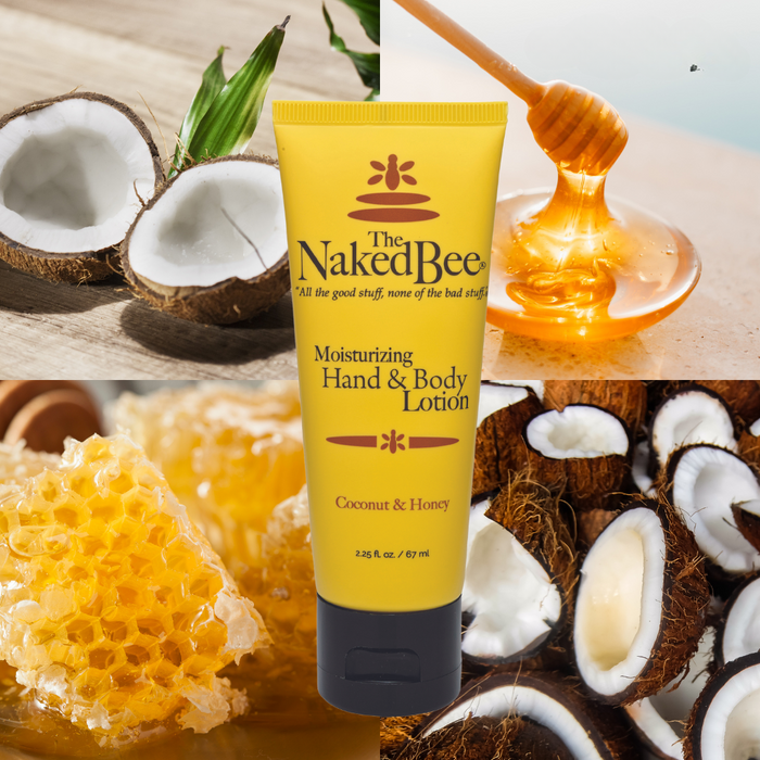 The Naked Bee - Coconut & Honey - Hand & Body Lotion 2.25oz