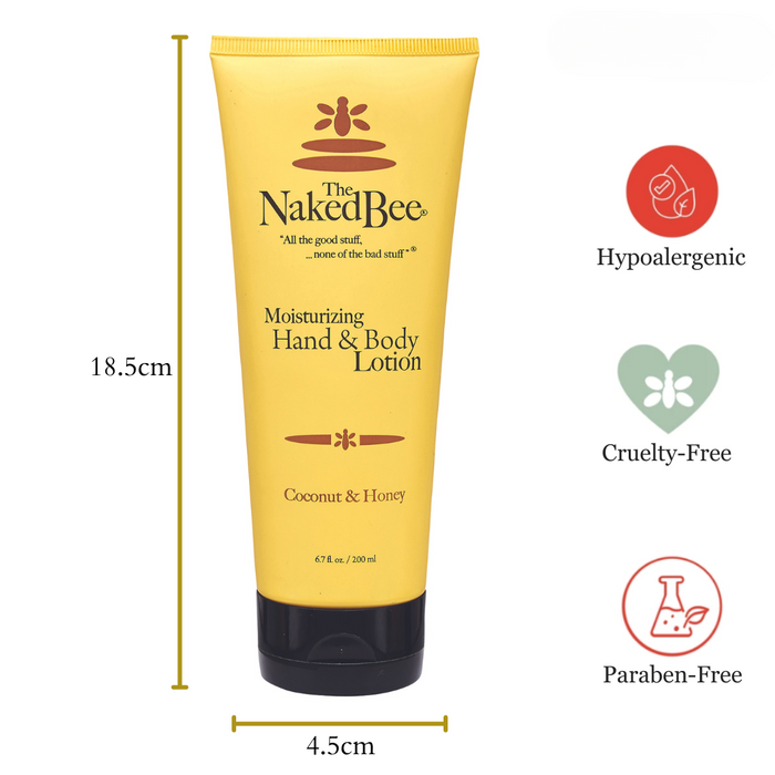 The Naked Bee - Coconut & Honey - Hand & Body Lotion 6.7oz