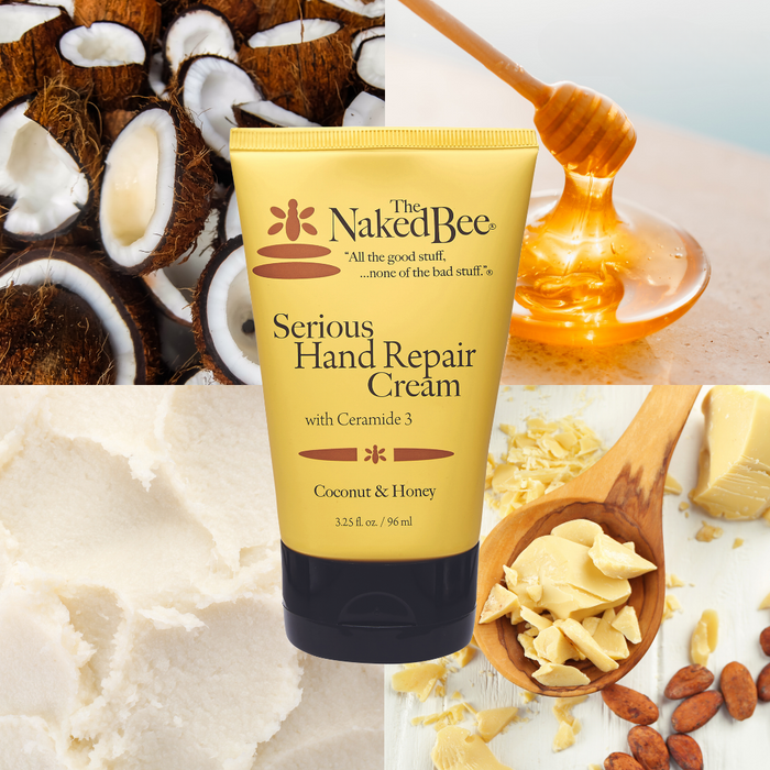 The Naked Bee - Coconut & Honey - Serious Hand Repair Cream