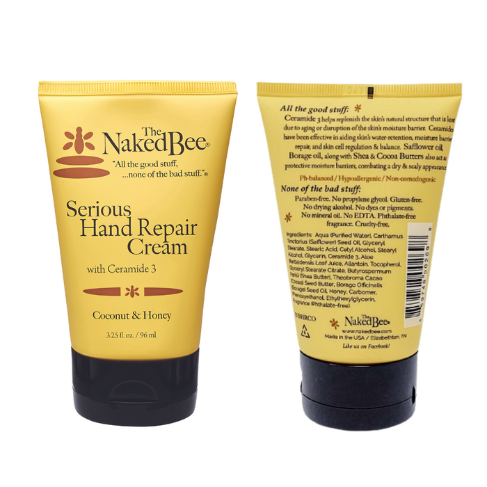 The Naked Bee - Coconut & Honey - Serious Hand Repair Cream