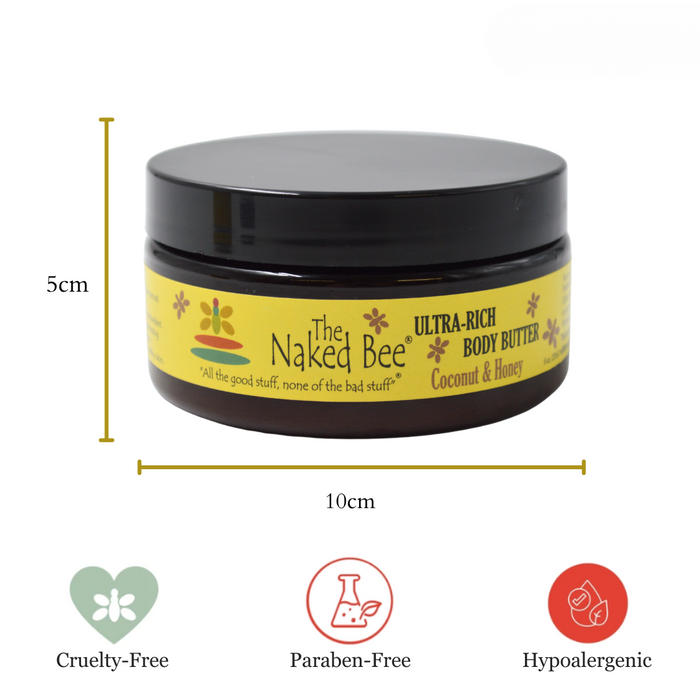 The Naked Bee - Coconut & Honey - Ultra Rich Body Butter 8oz