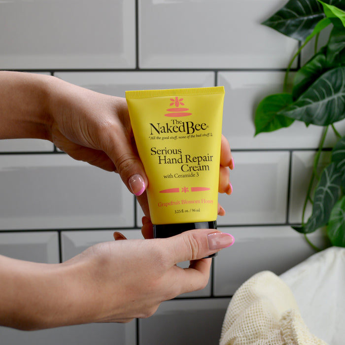 The Naked Bee - Grapefruit Blossom Honey - Serious Hand Repair Cream